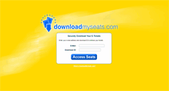 Desktop Screenshot of downloadmyseats.com